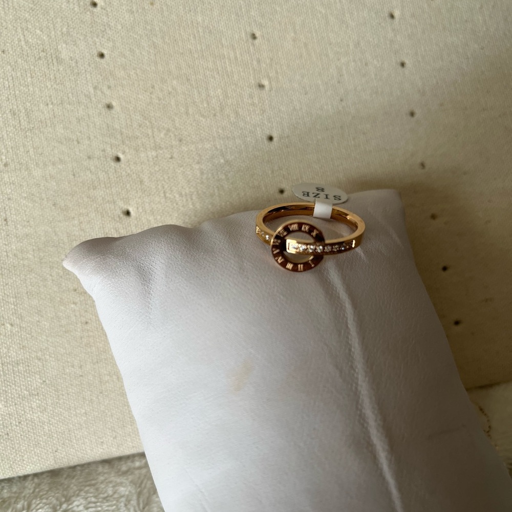 🌺 / NEW/ Size-8/ Gold Tone Ring